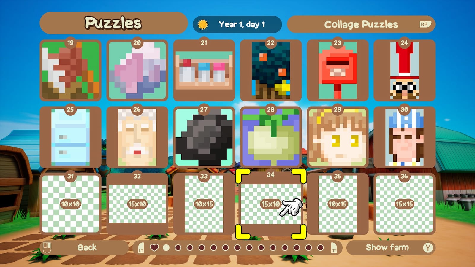 Not every Harvest Moon fan is going to love Piczle Cross: Story of Seasons, but every nonogram fan will.