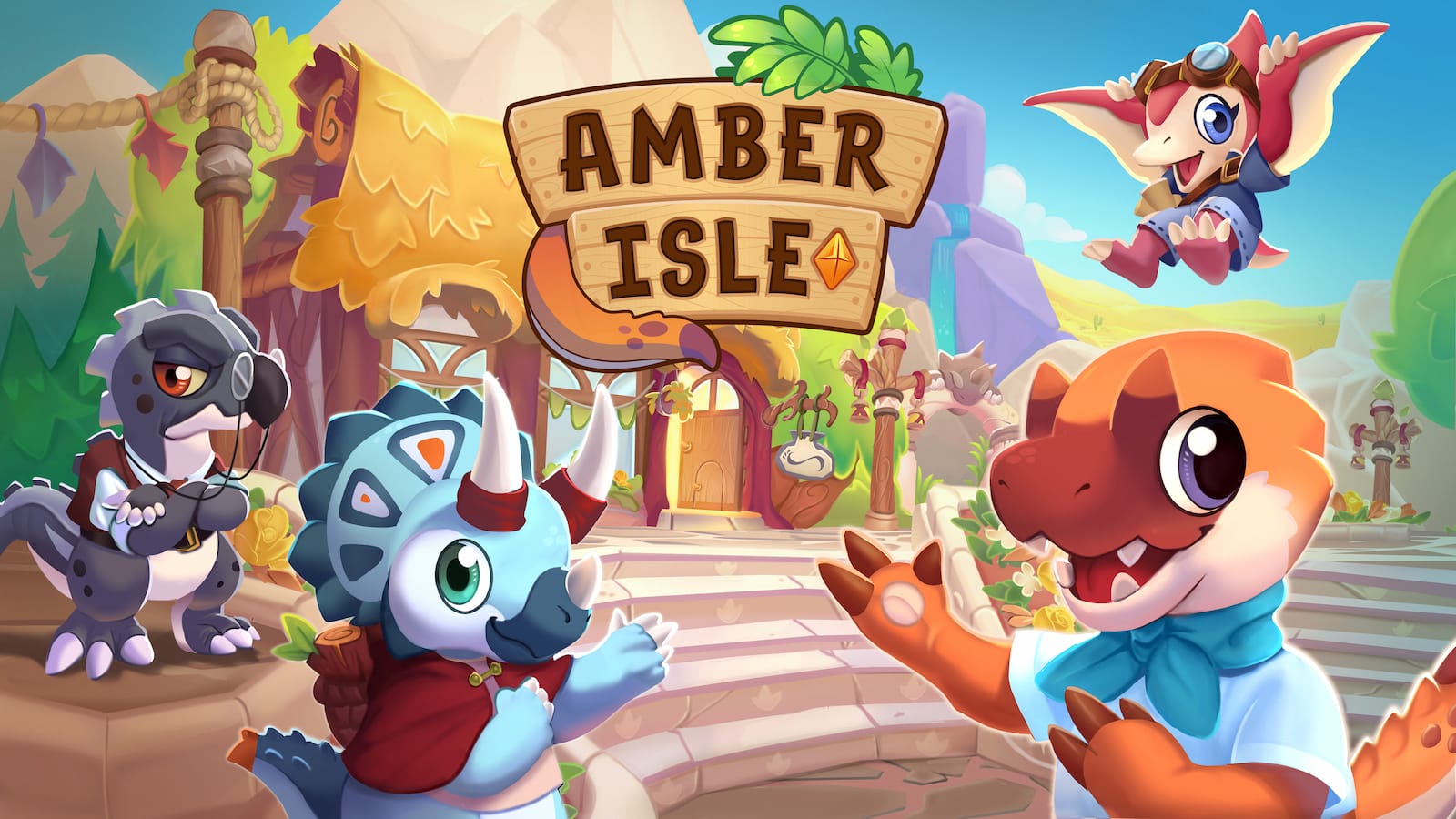 Press Release: TEAM17 DIGITAL AND AMBERTAIL GAMES ANNOUNCE PARTNERSHIP TO PUBLISH PREHISTORIC SHOP SIM, AMBER ISLE