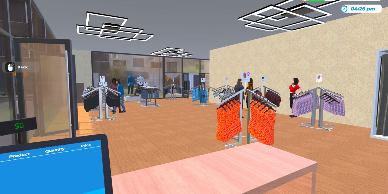 Clothing Store Simulator