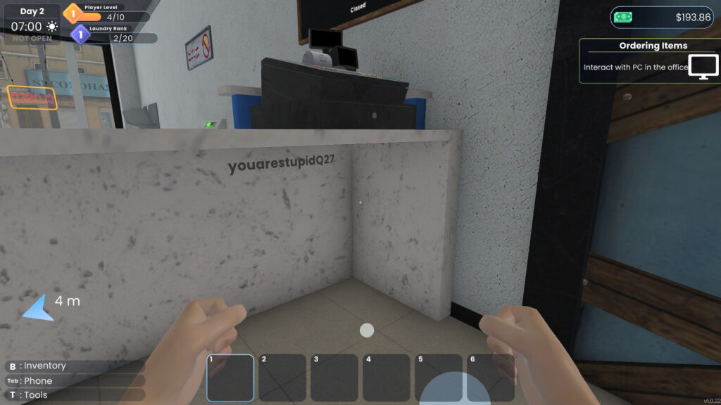 Laundry Store Simulator