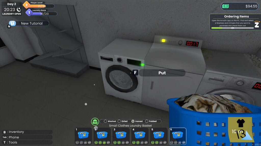 Laundry Store Simulator