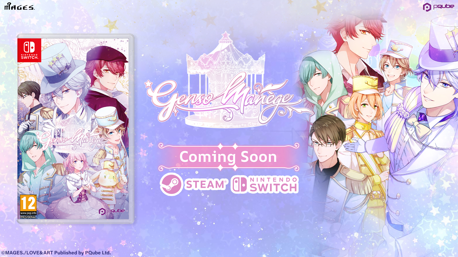 Press Release: Demo Available For Magical Fantasy Otome ‘Genso Manège’!