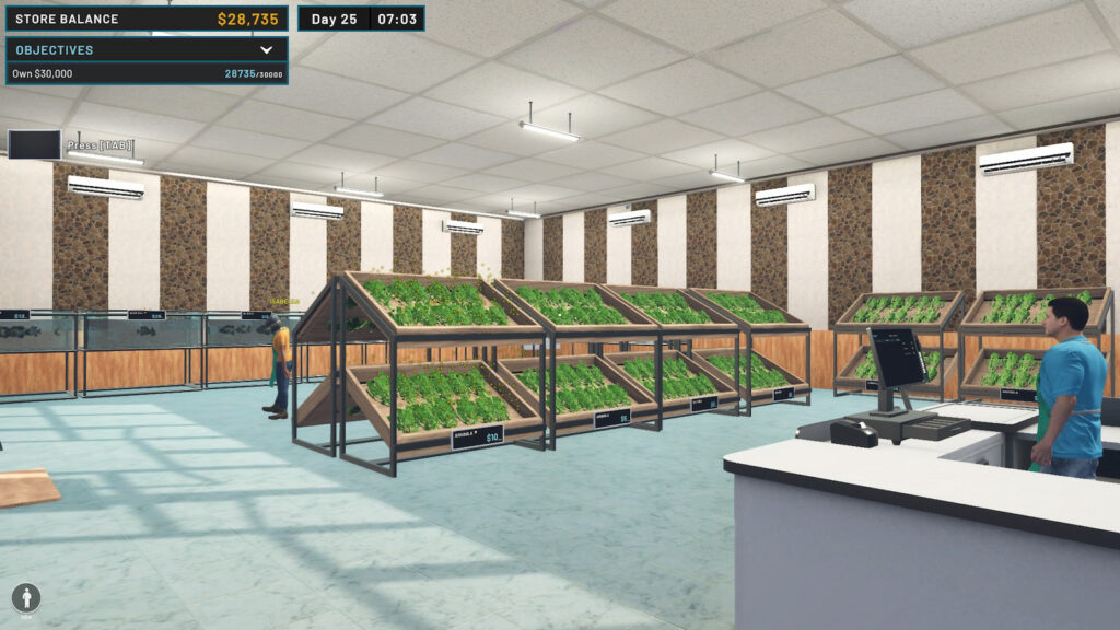 Hydroponics Farm and Store Simulator