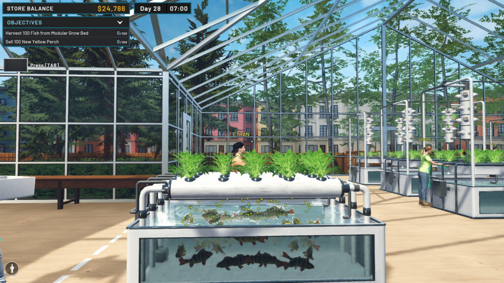 Hydroponics Farm and Store Simulator