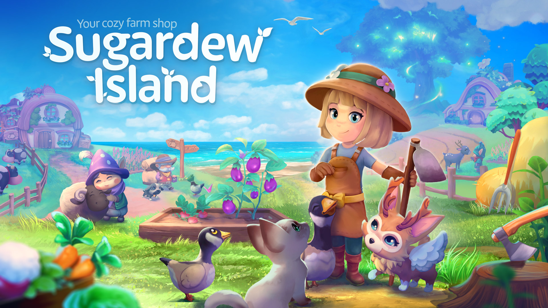 Press Release: One of the Most Anticipated Farming Titles Gets a Release Date! Sugardew Island – Your Cozy Farm Shop Launches March 7 for PC and Consoles