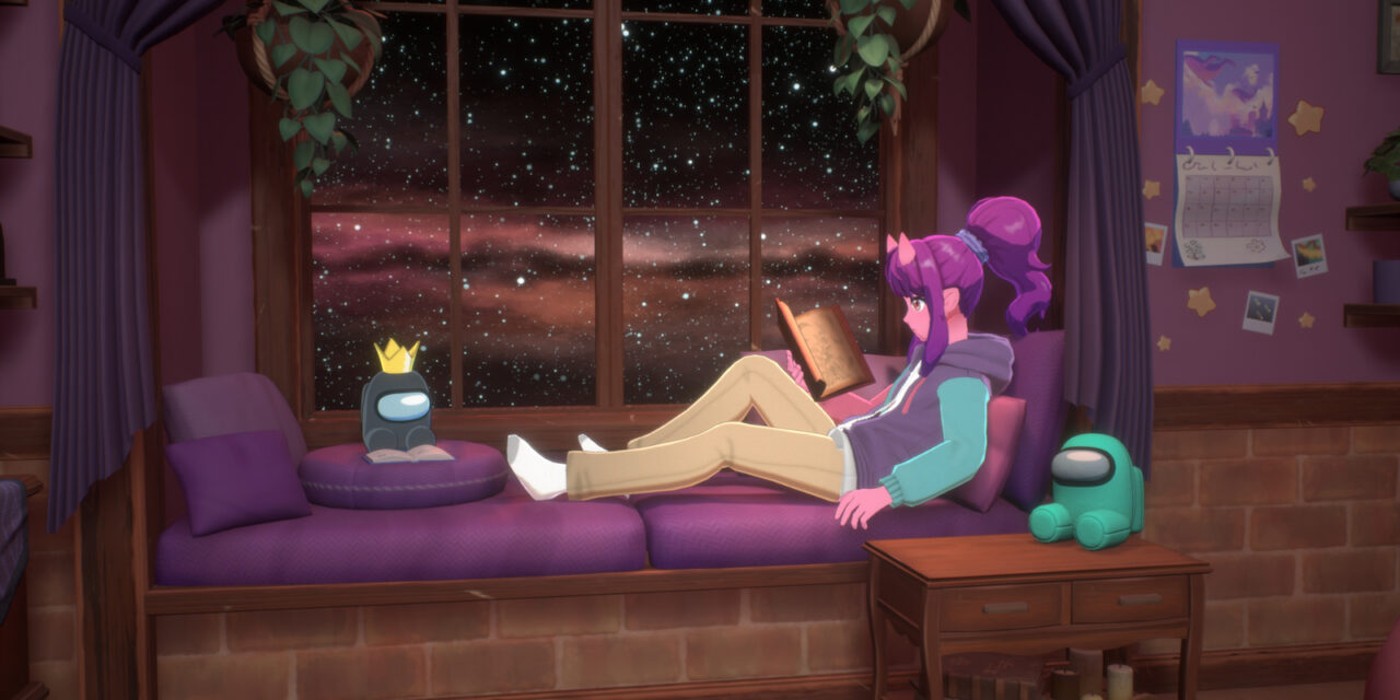 Spirit City: Lofi Sessions has an imposter! Among Us collab brings bean boys to your cozy experience