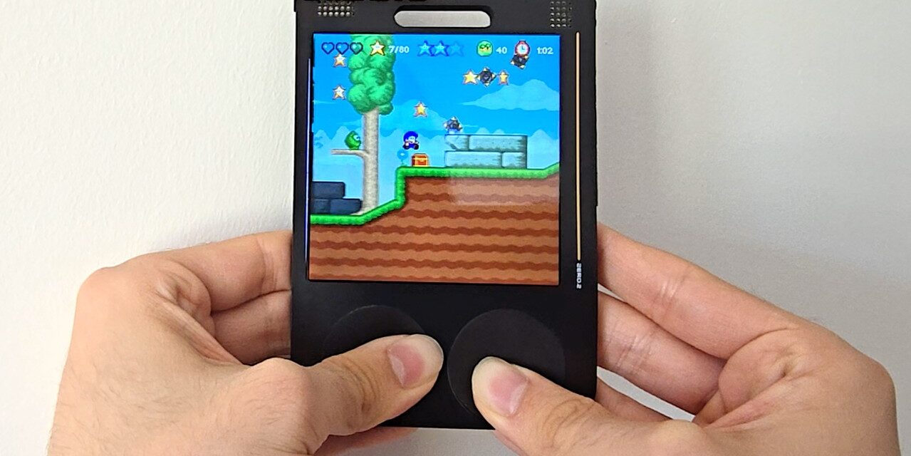 GamerCard is a new lightweight gaming console for fans of Raspberry Pi and the ZX Spectrum