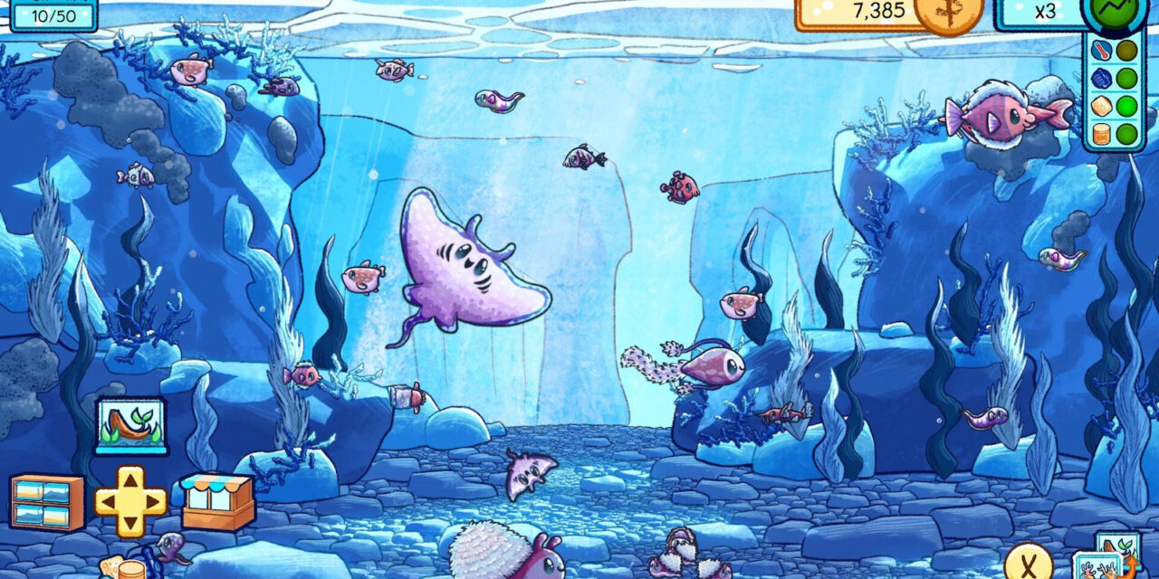 My Cozy Aquarium is bringing you fish collecting in an adorable, nostalgic style that I want to sink into