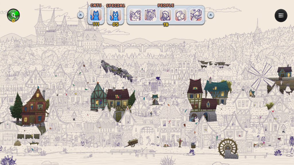Hidden Cats in Spooky Village