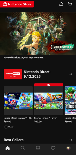 Nintendo Store app / Nintendo