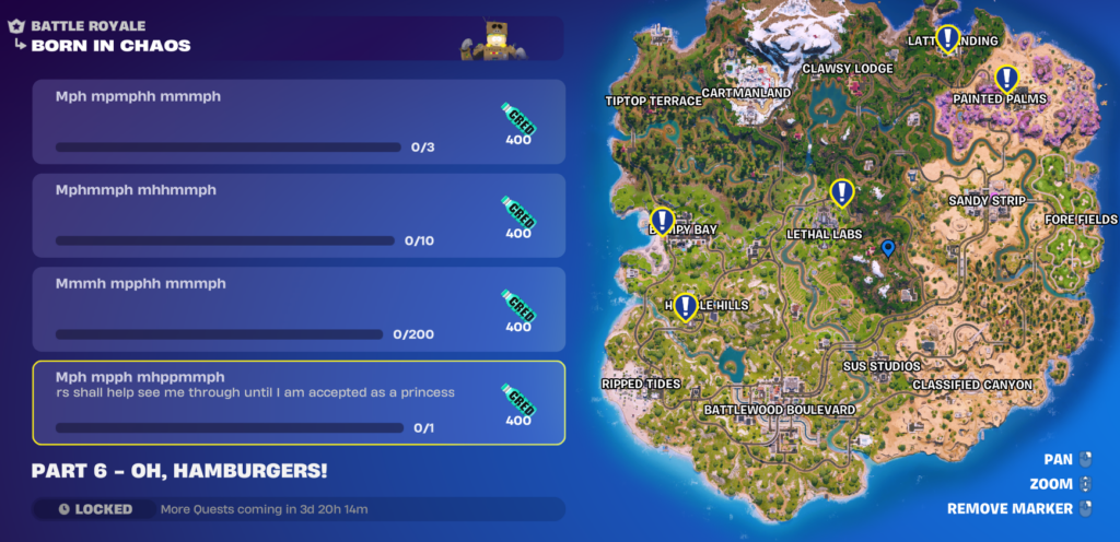 Fortnite - Born in Chaos - Part 5 Kenny quests