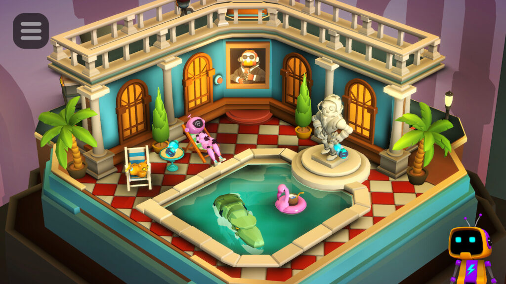 Tiny Robots: Portal Escape - cozy puzzle game