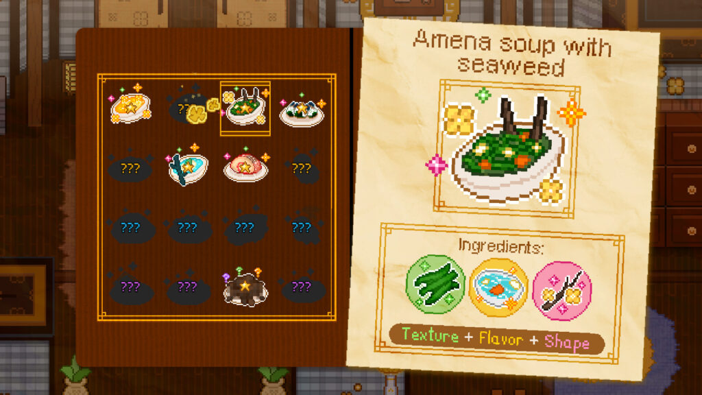 Fonsermónique’s Culinary Diary - cozy game